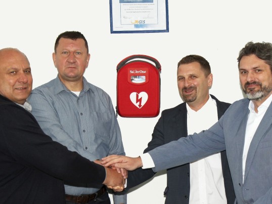 Defibrillator donation