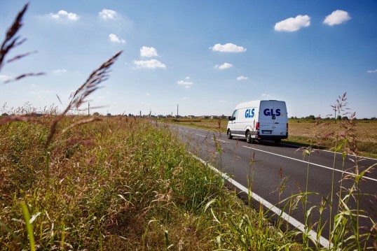 van in nature