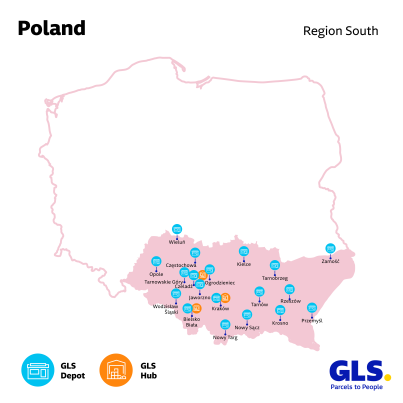 map south region