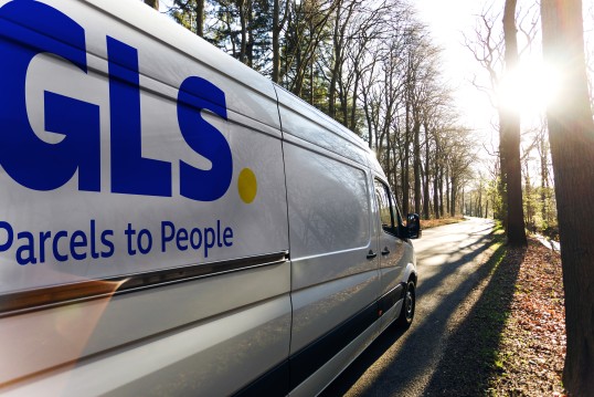 GLS van in nature