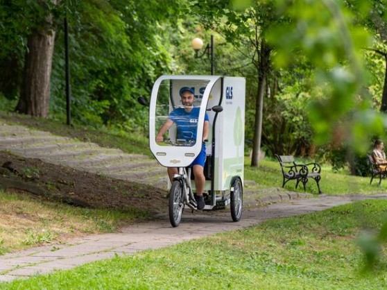 E-bike in forest