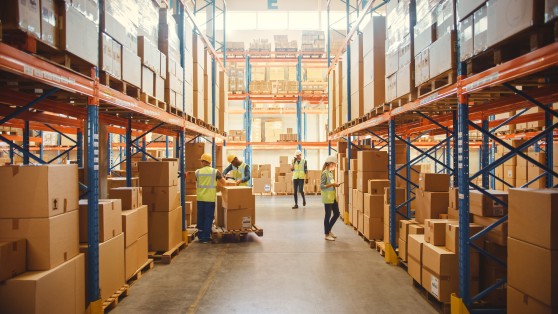 Warehouse walkway