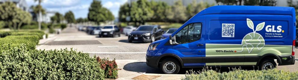 Blue GLS US Electric Parcel Van
